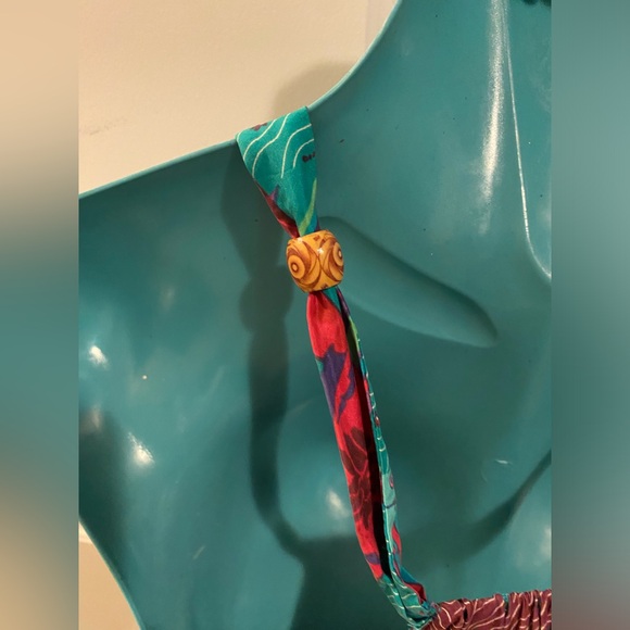 GUESS Silk Patchwork Dress size 7 - Picture 5 of 8